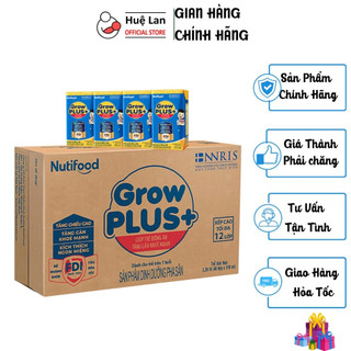 SỮA NƯỚC NUTIFOOD GROW PLUS+ XANH THÙNG 48 HỘP x 110ML