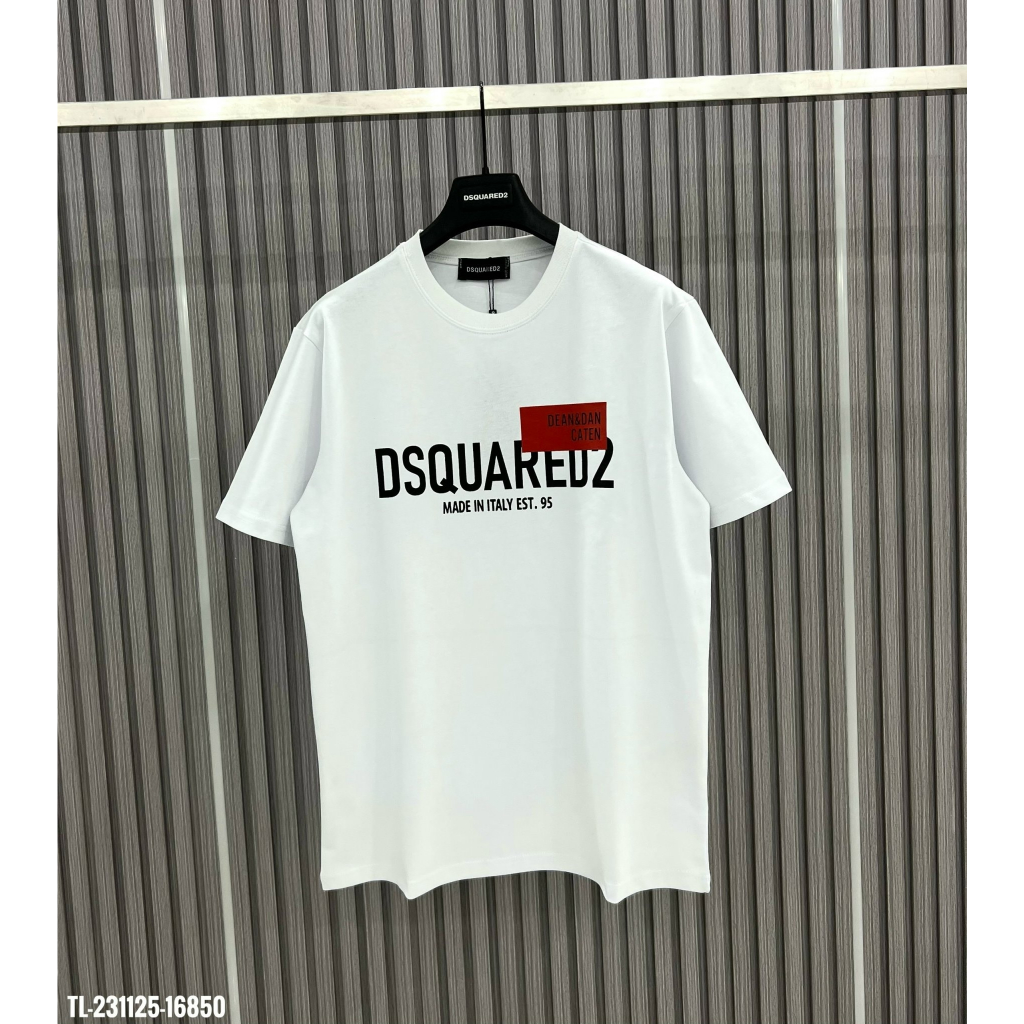 Áo Thun Nam ĐSQ In Họa Tiết Ô Vuông Đỏ 95 Sắc Nét Chất Liệu Cotton Co Dãn