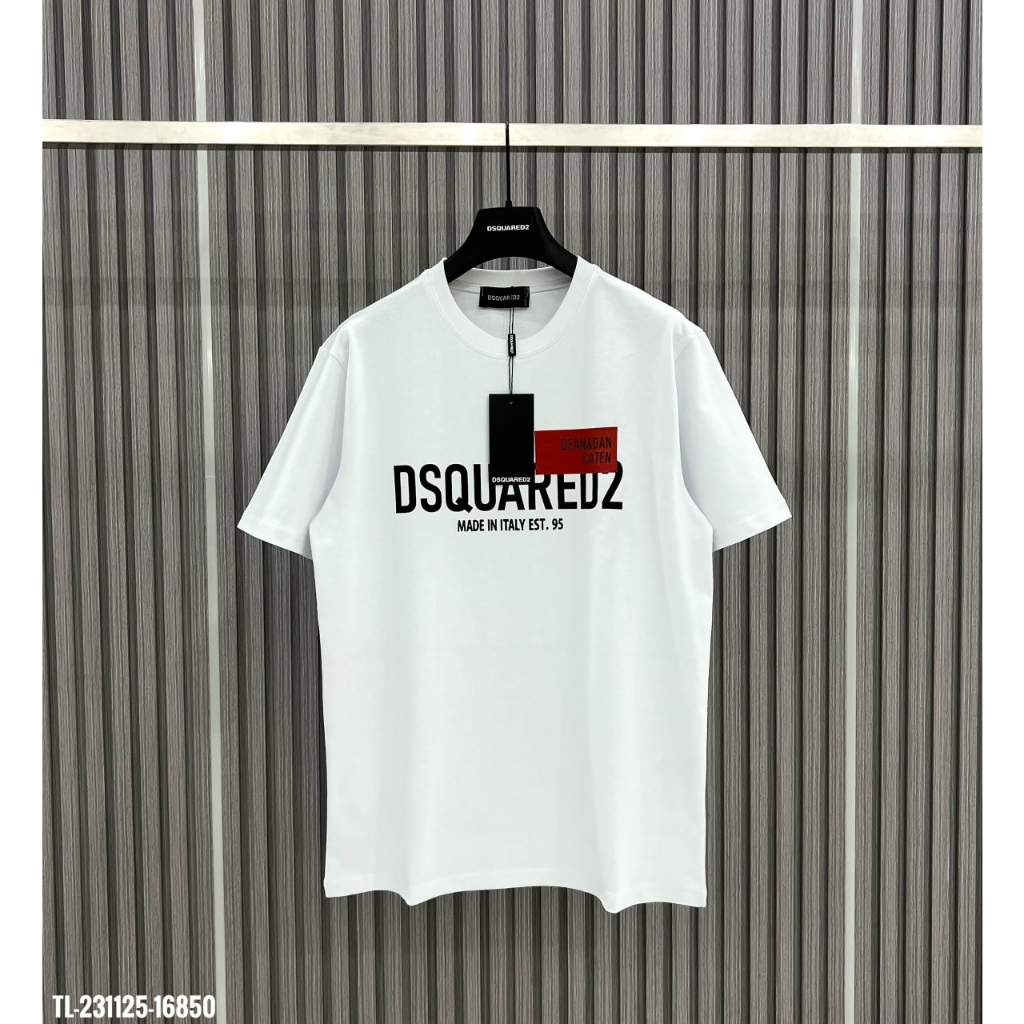 Áo Thun Nam ĐSQ In Họa Tiết Ô Vuông Đỏ 95 Sắc Nét Chất Liệu Cotton Co Dãn