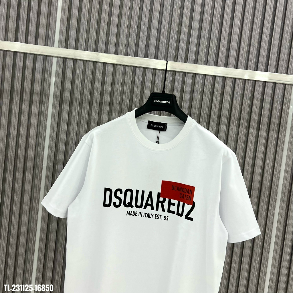 Áo Thun Nam ĐSQ In Họa Tiết Ô Vuông Đỏ 95 Sắc Nét Chất Liệu Cotton Co Dãn