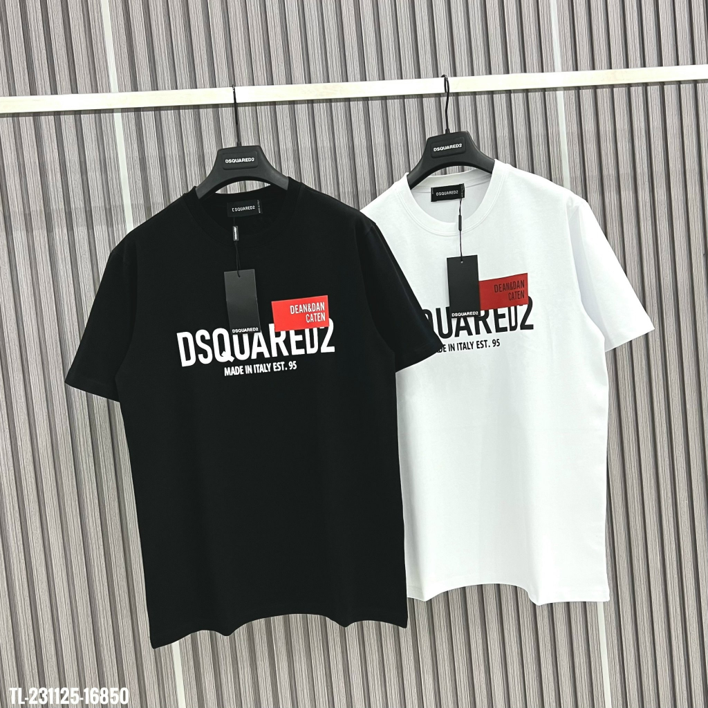 Áo Thun Nam ĐSQ In Họa Tiết Ô Vuông Đỏ 95 Sắc Nét Chất Liệu Cotton Co Dãn