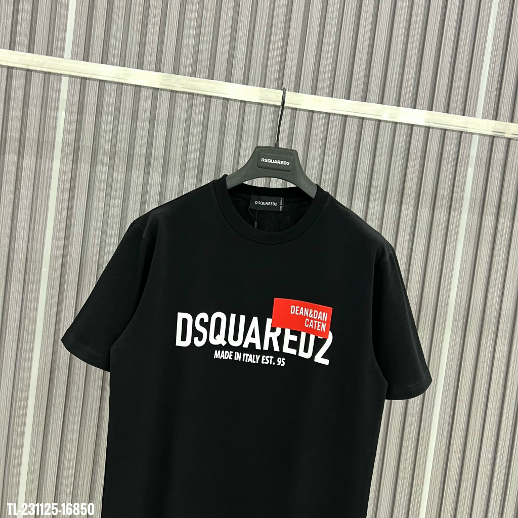 Áo Thun Nam ĐSQ In Họa Tiết Ô Vuông Đỏ 95 Sắc Nét Chất Liệu Cotton Co Dãn