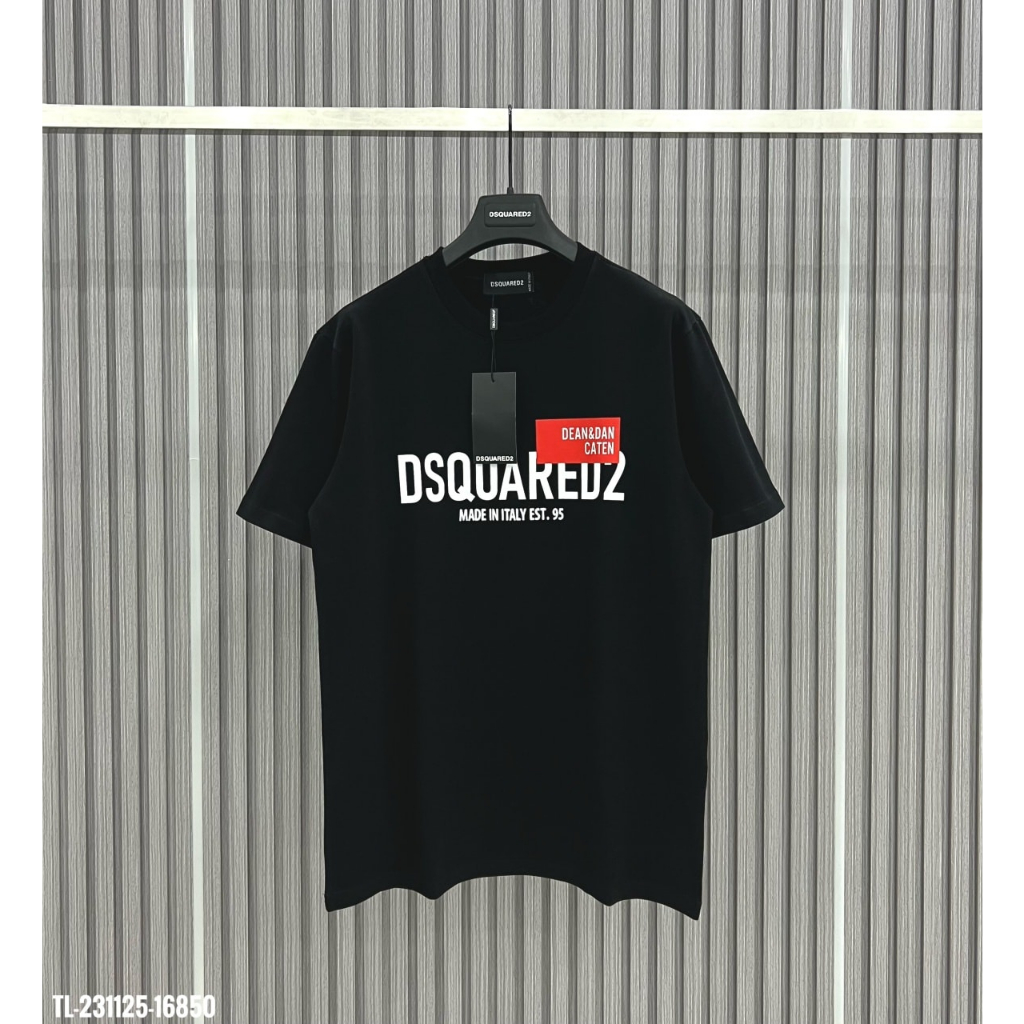 Áo Thun Nam ĐSQ In Họa Tiết Ô Vuông Đỏ 95 Sắc Nét Chất Liệu Cotton Co Dãn