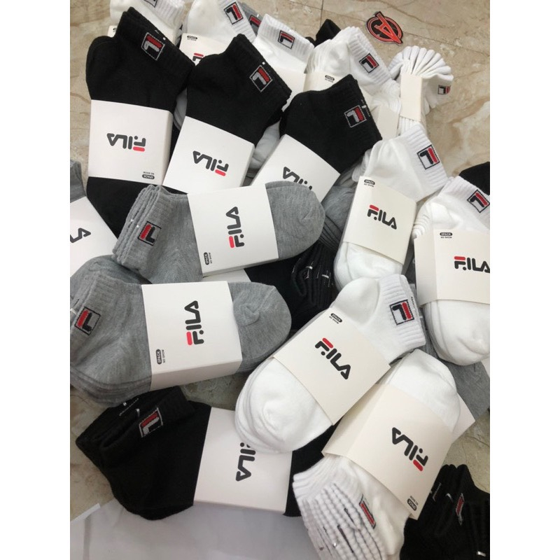 Set 5 Đôi Tất Nam Fi.la Cổ Ngắn Hàng Xuất Dư Chống Hôi Chân, Thoáng Khí Siêu Hot