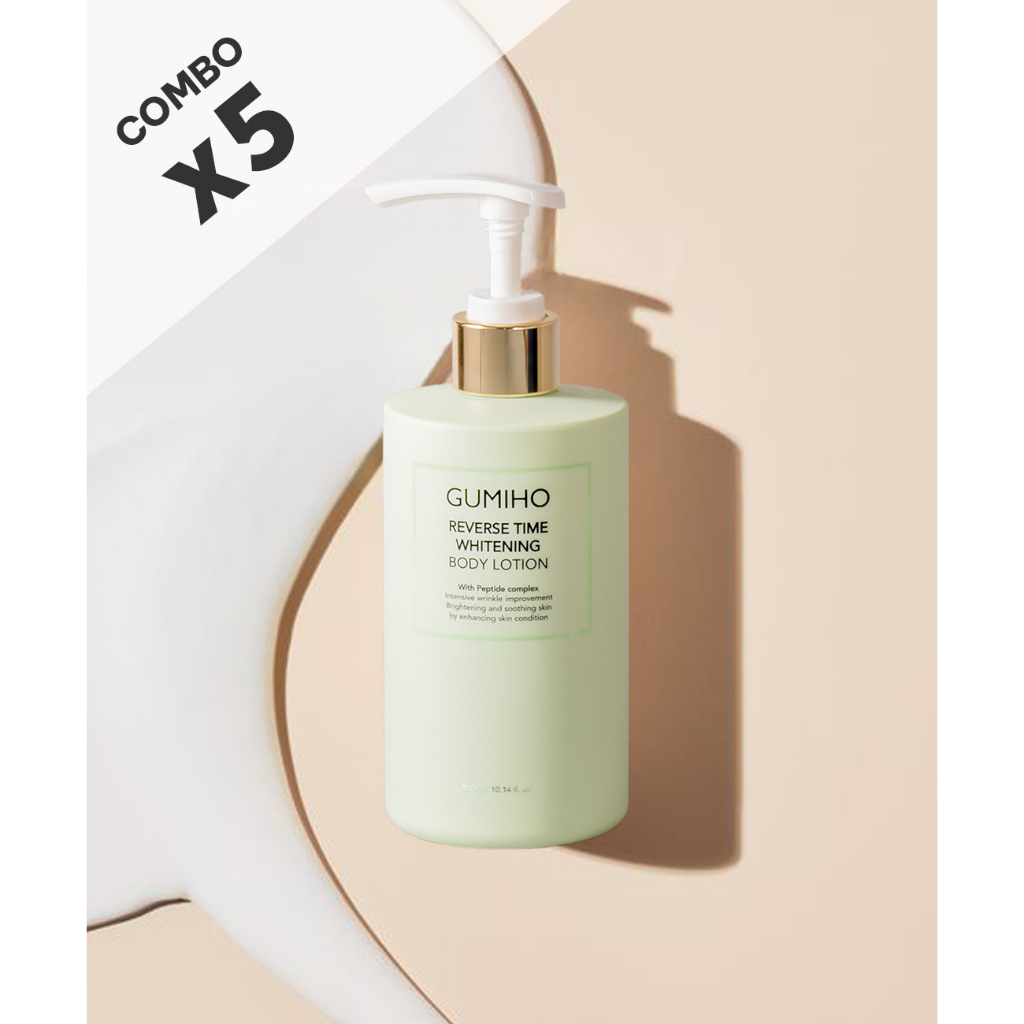 Combo 5 chai Dưỡng thể trắng da nâng tone Gumiho Body Lotion - Tiết kiệm đến 60%