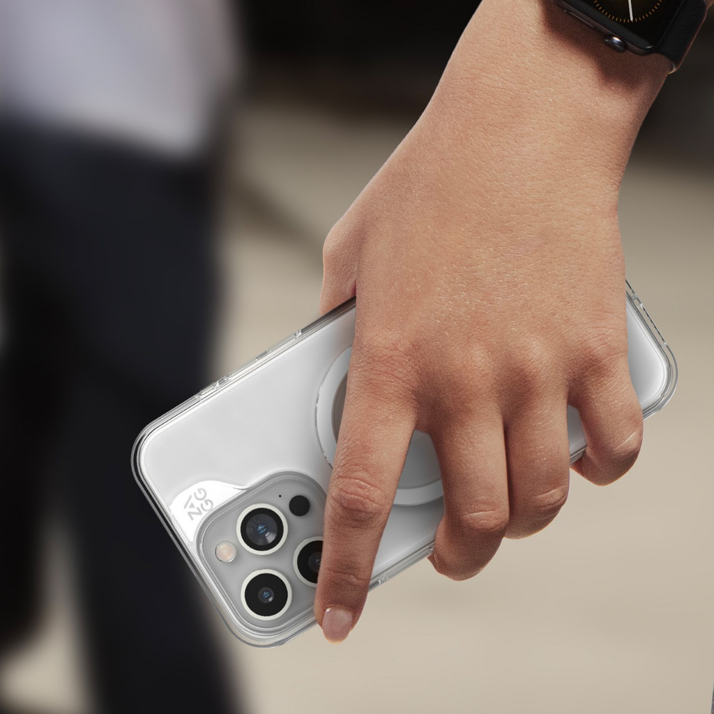 Ốp lưng ZAGG Clear Snap Magnetic Case cho IPhone 15 Pro Max , 15 Plus , 14 Pro max , Lưng cứng viền dẻo cao cấp