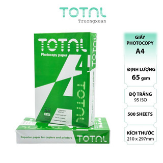 Giấy A4 TOTAL định lượng 65gsm