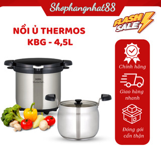 Nồi ủ thermos 4,5l nhật kbg-4500 chính hãng, nồi ủ chân không thermos hàng nội địa nhật