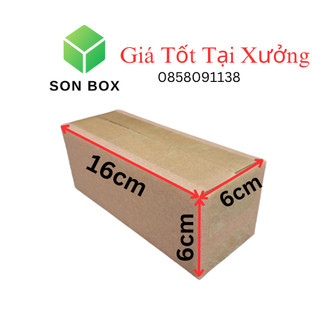 16x6x6 hộp carton, thùng carton, hộp đóng hàng, hộp cod