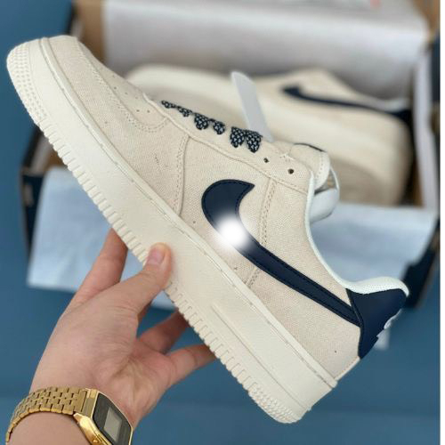 giày sneaker canvas navy cổ thấp, Giày Thể Thao Nike_AF1 Vải Canvas navy Nam Nữ Hot Trend 2022 - Full Bill Box | BigBuy360 - bigbuy360.vn