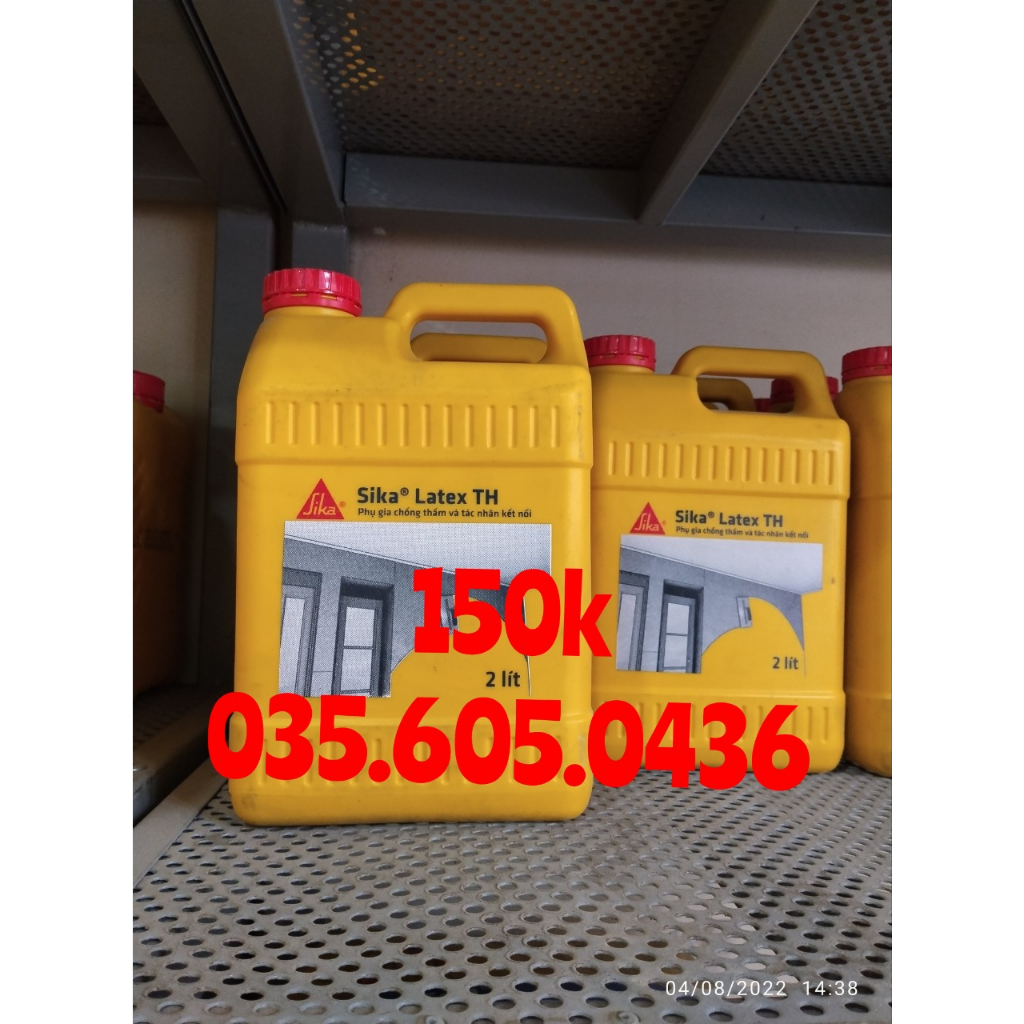 Sika Latex Th can 2L Phụ gia chống thấm và tác nhân kết nối