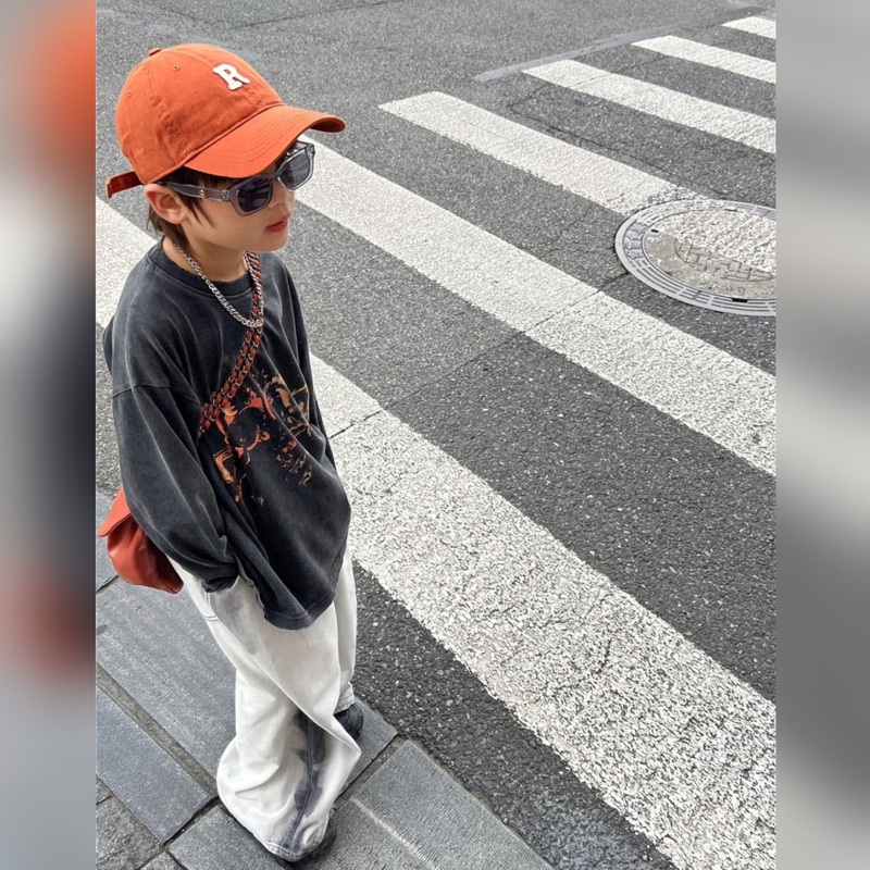 Áo thun dài tay bé trai ngựa phi A392 size 100-160, quần áo trẻ em thu đông cao cấp