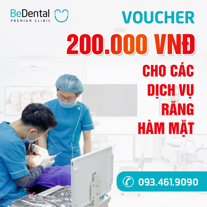 [E-voucher]  200K cho tất cả các dịch vụ răng hàm mặt tại Nha khoa Bedental