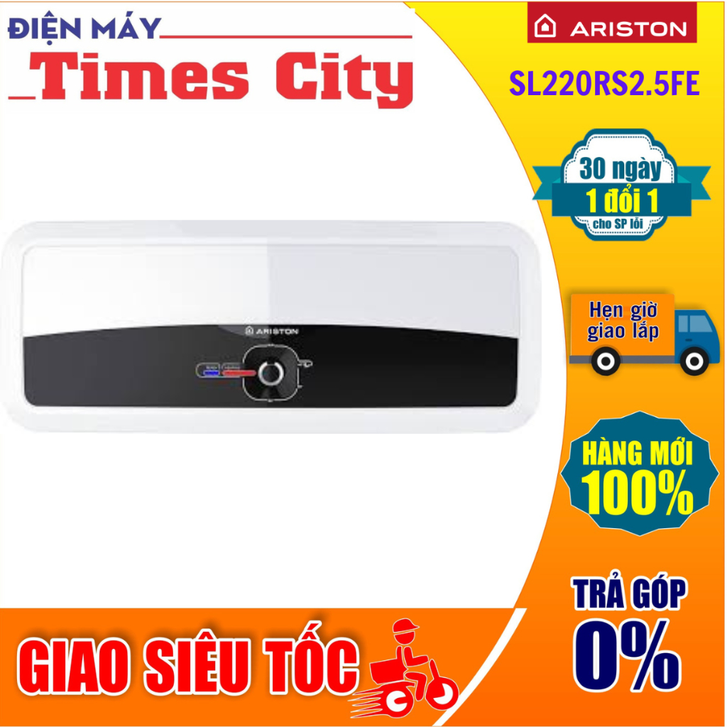 Bình nóng lạnh ARISTON 20lit SL220RS2.5FE