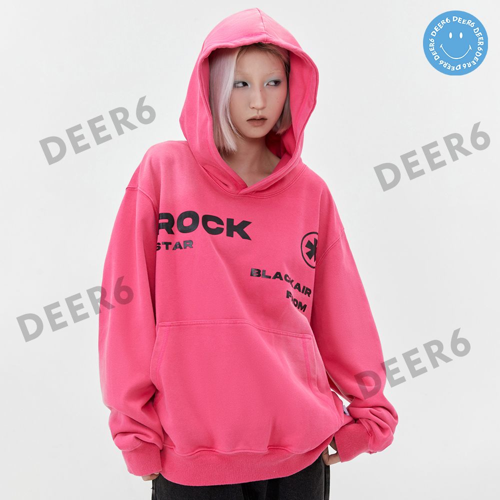 Áo hoodie Made Extreme W202324 nam nữ màu đen, hồng
