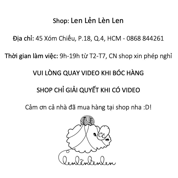 LEN SUSAN 4 MÓC THÚ BÔNG