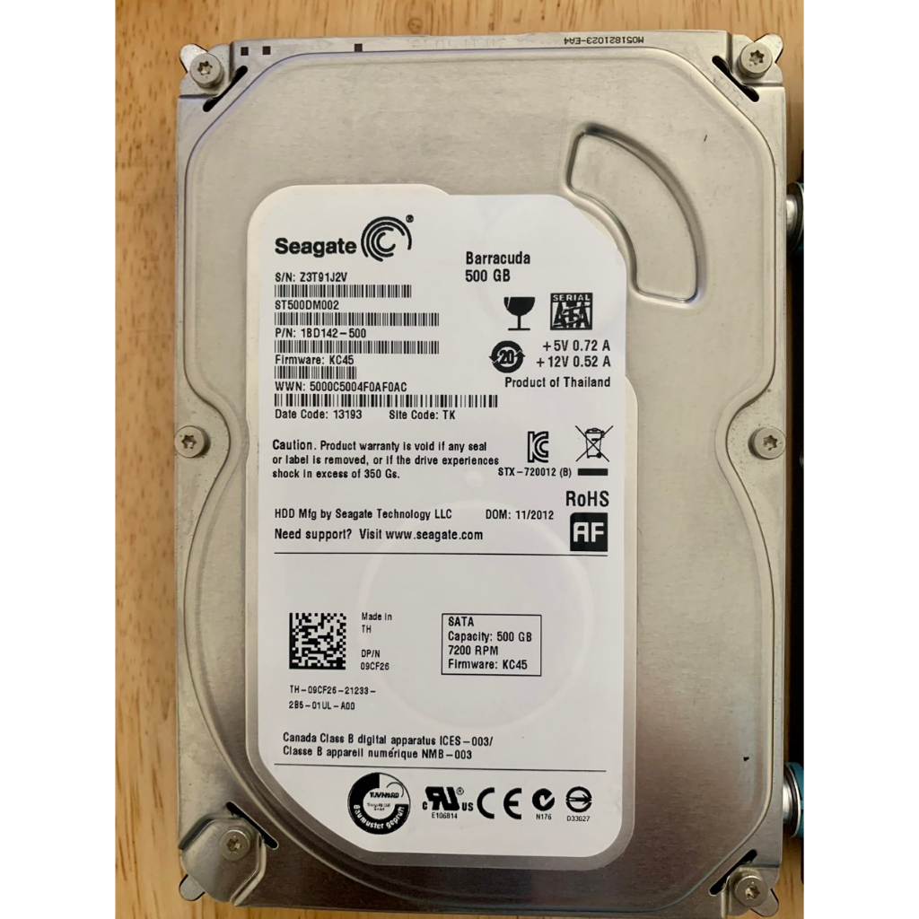 Ổ Cứng Máy Tính Hdd 250G-500G-1T >>