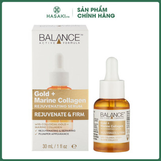 Serum Dưỡng Căng Bóng Da, Ngừa Lão Hóa Balance Active Formula Gold Collagen Rejuvenating Serum 30ml