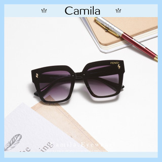 Kính mát nam nữ CAMILA dáng mắt vuông thời trang bản to FD-9930S