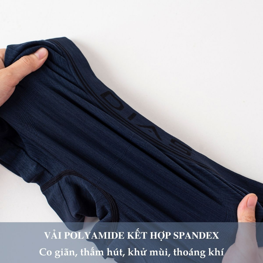 Quần Sịp Đùi Nam Boxer DIAS Hàng Cao Cấp Cạp Dệt Liền Không Hằn Da, Thấm Hút, Co Giãn, Kháng Khuẩn Nhanh Khô Q026