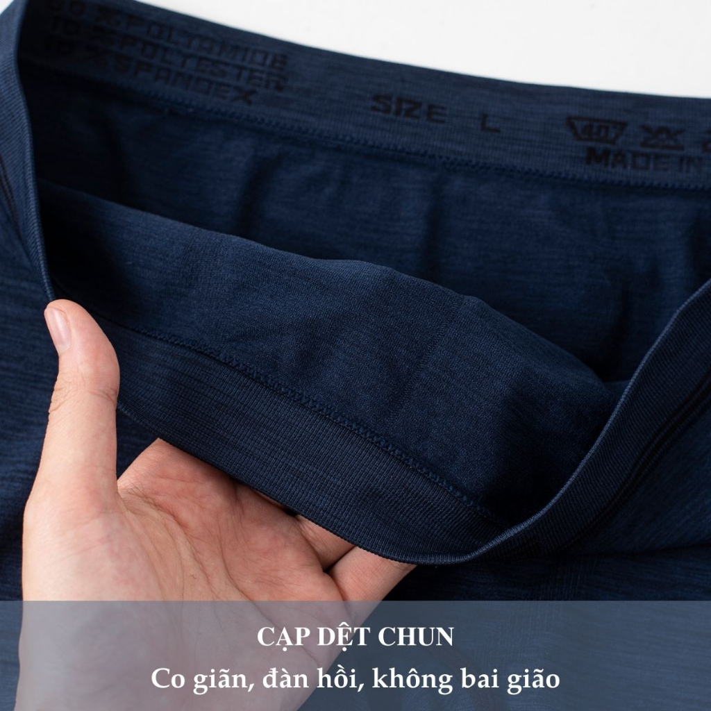 Quần Sịp Đùi Nam Boxer DIAS Hàng Cao Cấp Cạp Dệt Liền Không Hằn Da, Thấm Hút, Co Giãn, Kháng Khuẩn Nhanh Khô Q026