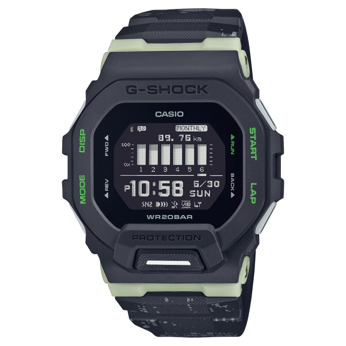 Đồng hồ Nam Dây nhựa Casio G-Shock GBD-200LM-1DR chính hãng bảo hành 5 năm Pin trọn đời