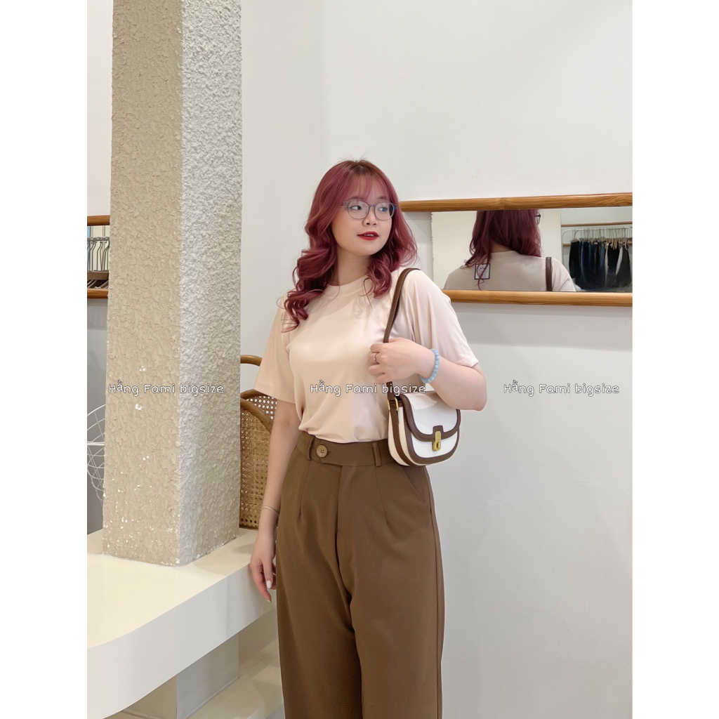 Áo phông tăm cộc tay cổ tròn Bigsize