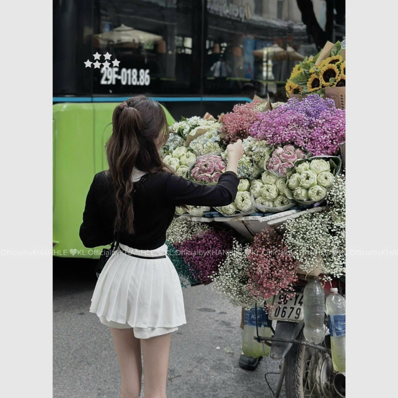 SET SƠMI VỚI CHÂN VÁY KÈM HÌNH THẬT