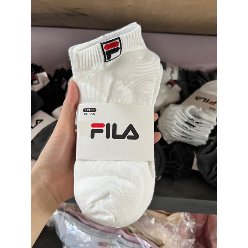 Set 5 Đôi Tất Nam Fi.la Cổ Ngắn Hàng Xuất Dư Chống Hôi Chân, Thoáng Khí Siêu Hot