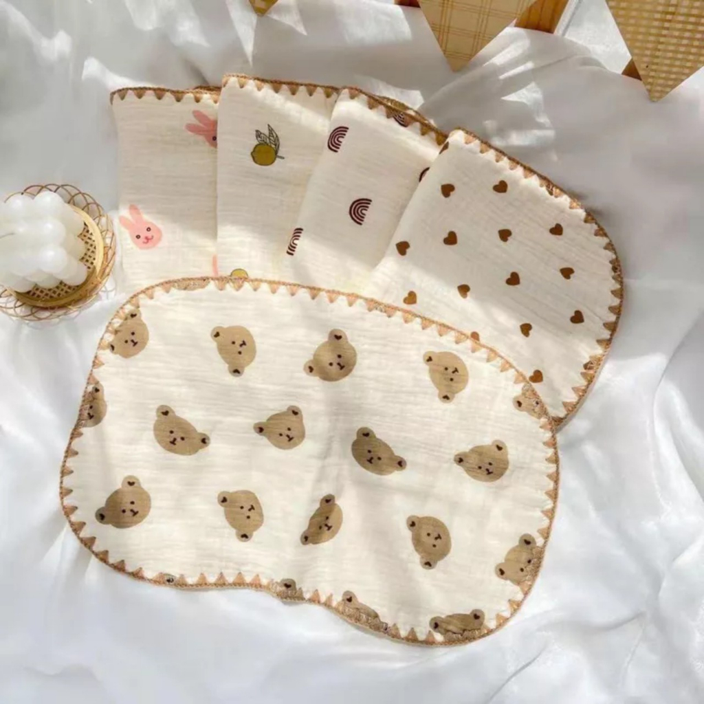 Gối cho bé sơ sinh, gối xô 10 lớp cho bé mềm mại thoáng khí kích thước 45*25cm