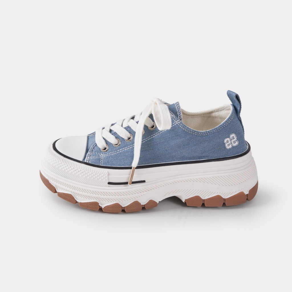 Giày Thể Thao Sneaker Nữ Second Sunday Chunky Low Đế Tăng Chiều Cao 4cm SK24