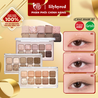 Bảng Phấn Mắt 10 Ô Bền Màu Lilybyred Mood Keyboard 10.5g