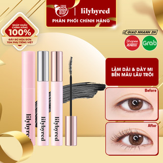 Mascara siêu mảnh, dài, chống trôi suốt 12 giờ Hàn Quốc Lilybyred am9 to pm9 Survival Colorcara & Infinite Mascara.