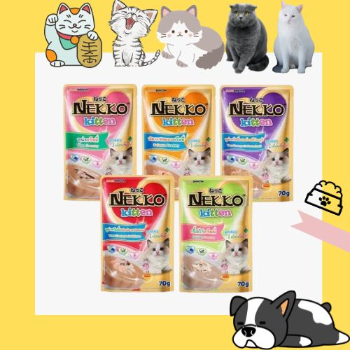Pate cho mèo Nekko 70g dạng sốt
