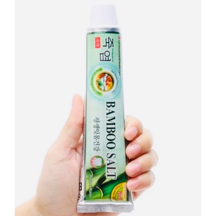 KEM ĐÁNH RĂNG MUỐI TRE HÀN QUỐC BAMBOO SALT - NGĂN NGỪA SÂU RĂNG, MẢNG BÁM, HÔI MIỆNG -TYPE 140G