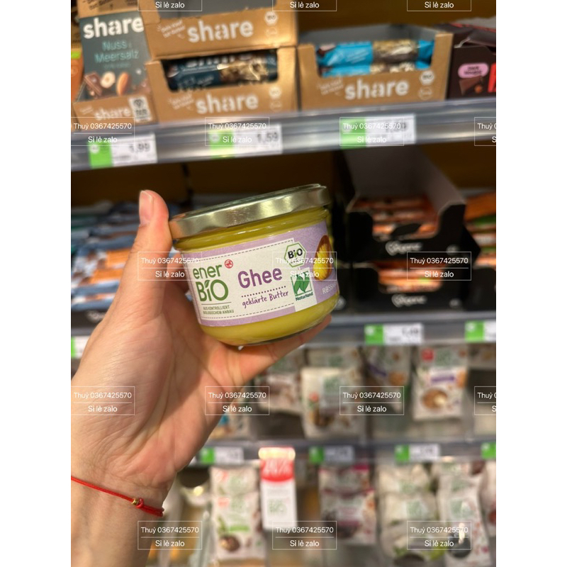 Bơ Ghee hữu cơ Bio 180g Đức