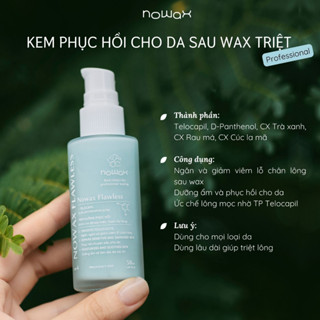 Kem dưỡng da phục hồi sau wax lông giúp dịu da phục hồi da sau wax ngăn ngừa viêm lỗ chân lông triệt lông 