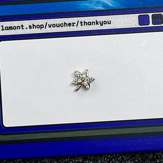 Khuyên Tai Đá Hình Lá Phong • Lamontshop