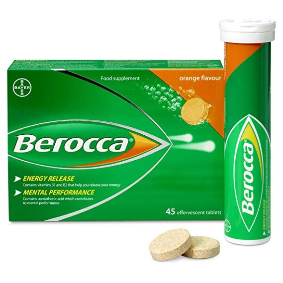 Viên sủi tăng sức đề kháng Berocca Tuýp 10 viên - Giúp bổ sung vitamin và khoáng chất cần thiết cho cơ thể khỏe mạnh.