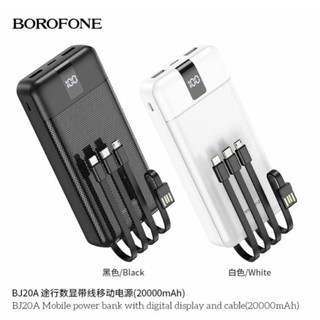 SẠC NHANH Pin sạc dự phòng Borofone Sạc du phong BJ20A 20000MAH sạc nhanh