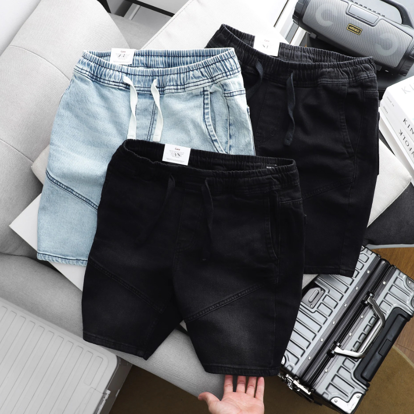 Quần Short Jeans ICONDENIM Lưng Thun Co Giãn Thoải Mái - QSID0069