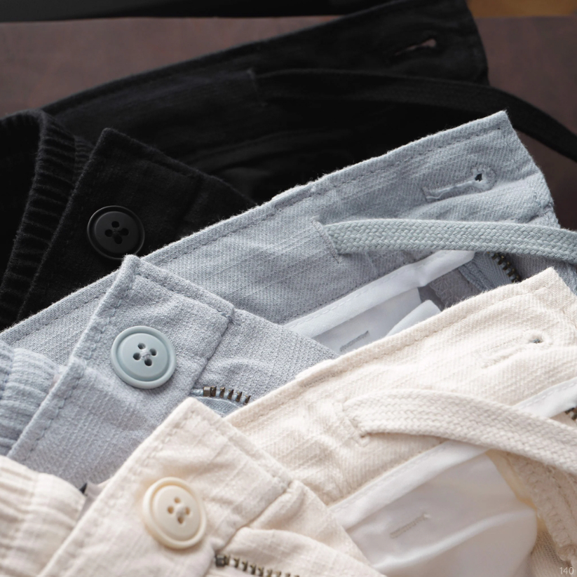 Quần Short Nam ICONDENIM Linen Lưng Thun Thoải Mái- QSID0140