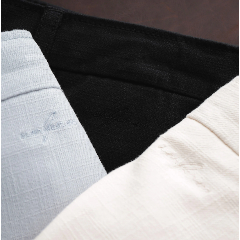 Quần Short Nam ICONDENIM Linen Lưng Thun Thoải Mái- QSID0140