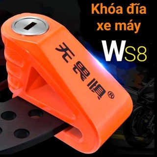 KHÓA ĐĨA XE MÁY Ws8 (Hàng Xịn cao cấp)