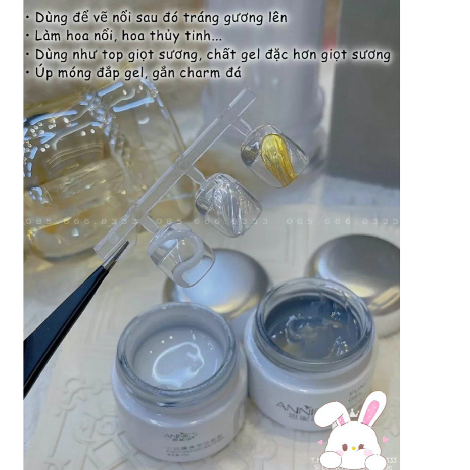 (Hàng mới về) Gel định hình Annies hủ 20g dành cho Nail
