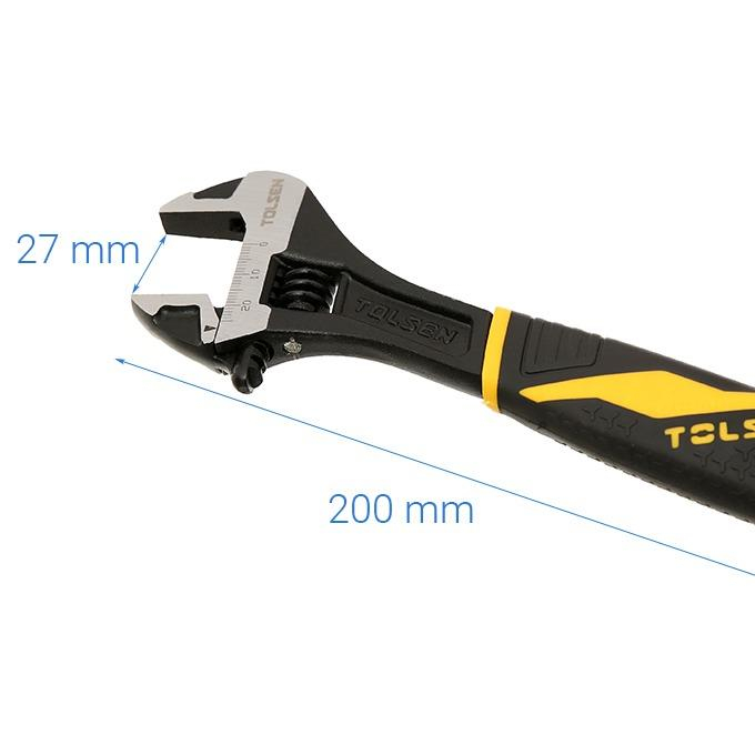 Mỏ Lết Cán Nhựa Đen Tolsen 27mm 15309