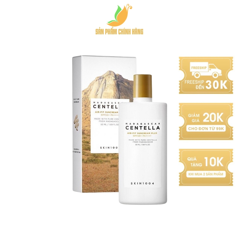 Kem chống nắng Skin1004 Centella Madagascar Airfit Suncream Plus SPF50+ PA++++ Chính Hãng