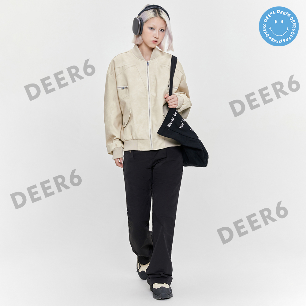 Áo khoác bomber jacket Made Extreme 230676 oversize nam nữ màu đen, tím, be