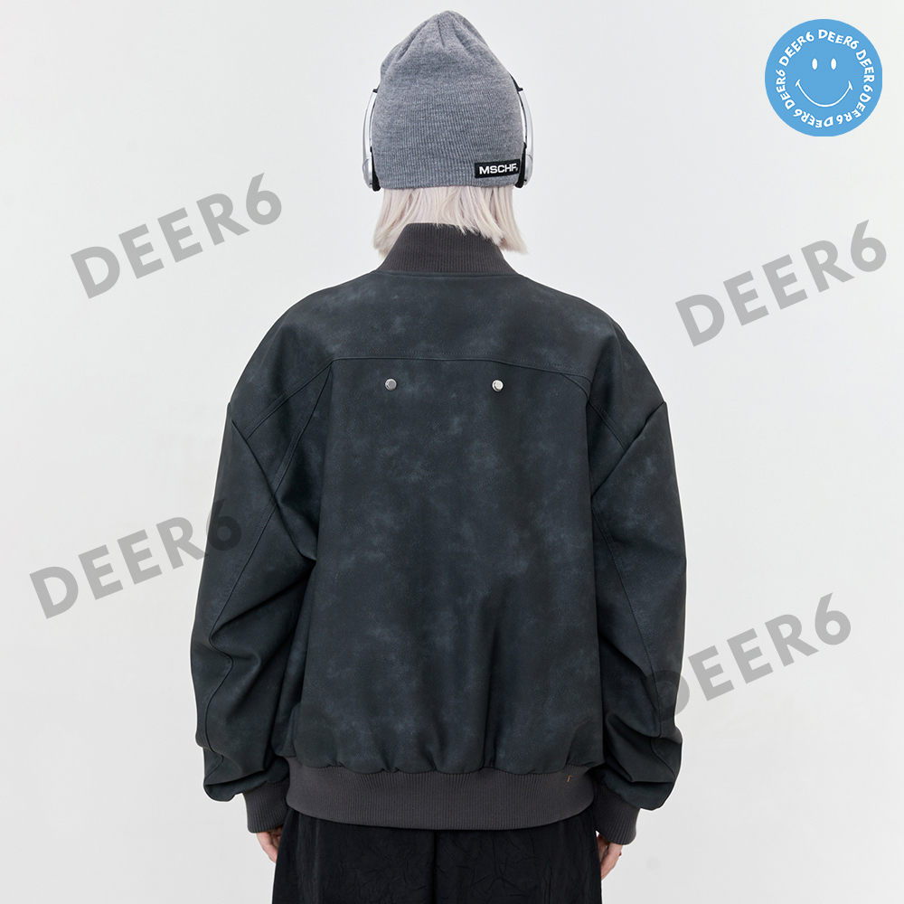 Áo khoác bomber jacket Made Extreme 230676 oversize nam nữ màu đen, tím, be