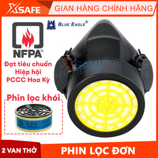Mặt nạ phòng độc Blue Eagle tiêu chuẩn PCCC Hoa Kỳ Mặt nạ chống bụi, chống khói, dùng phun sơn, phun thuốc NP305 1 phin